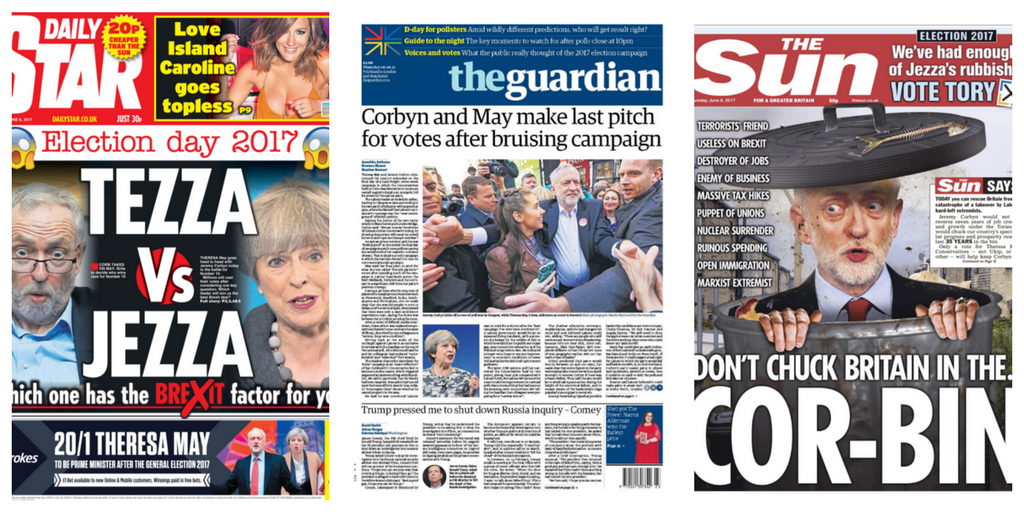 UK press offer final election verdict as voters head to the polls