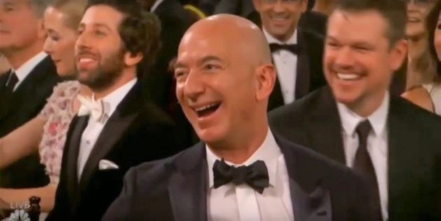 Amazon founder Jeff Bezos gets last laugh at the Golden Globes