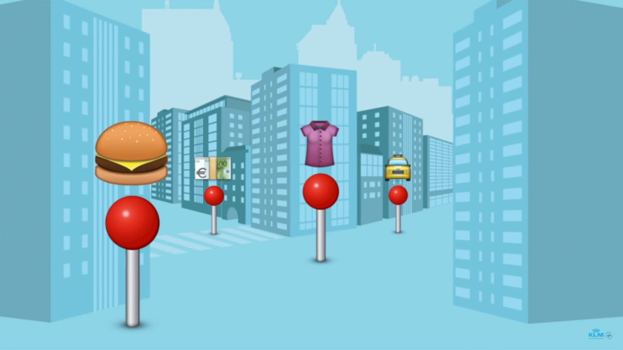 KLM introduces emoji-led directions to its Messenger chatbot