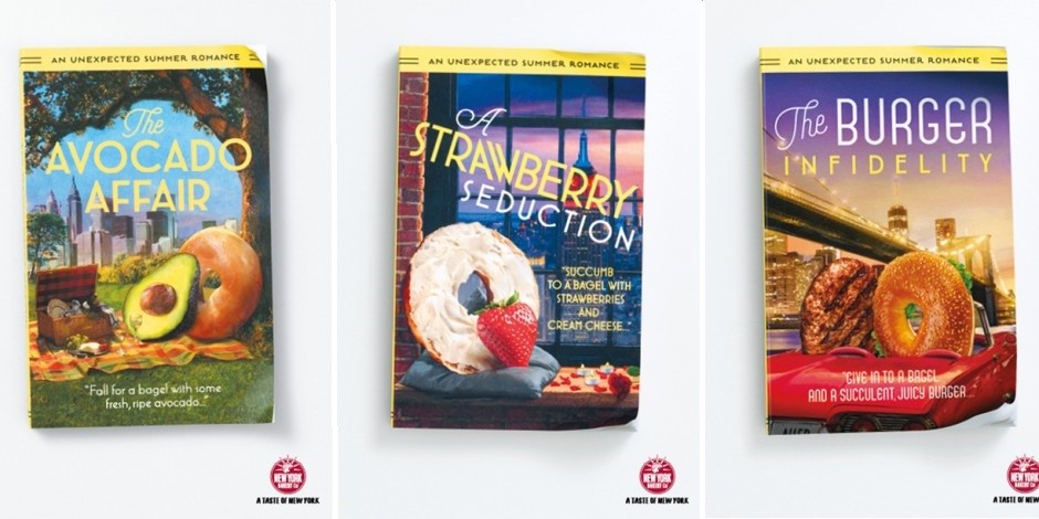 Ad of the Day: New York Bakery Co. creates romance novel trilogy where bagels and toppings are a match made in heaven