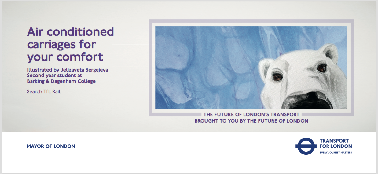 TfL turns to London design student to create Elizabeth line campaign