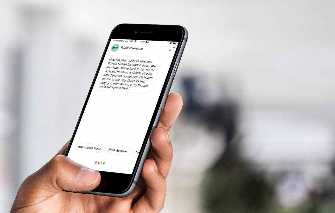 Frank Health Insurance�s voice app by WhiteGREY Creative